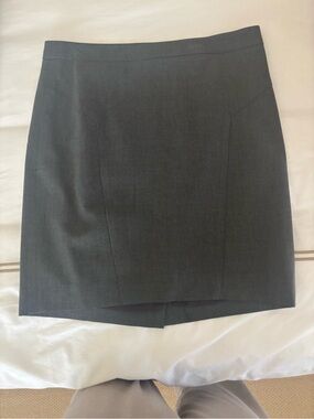 Tea Collection Dark Gray Pencil Skirt - Sleek Office Style